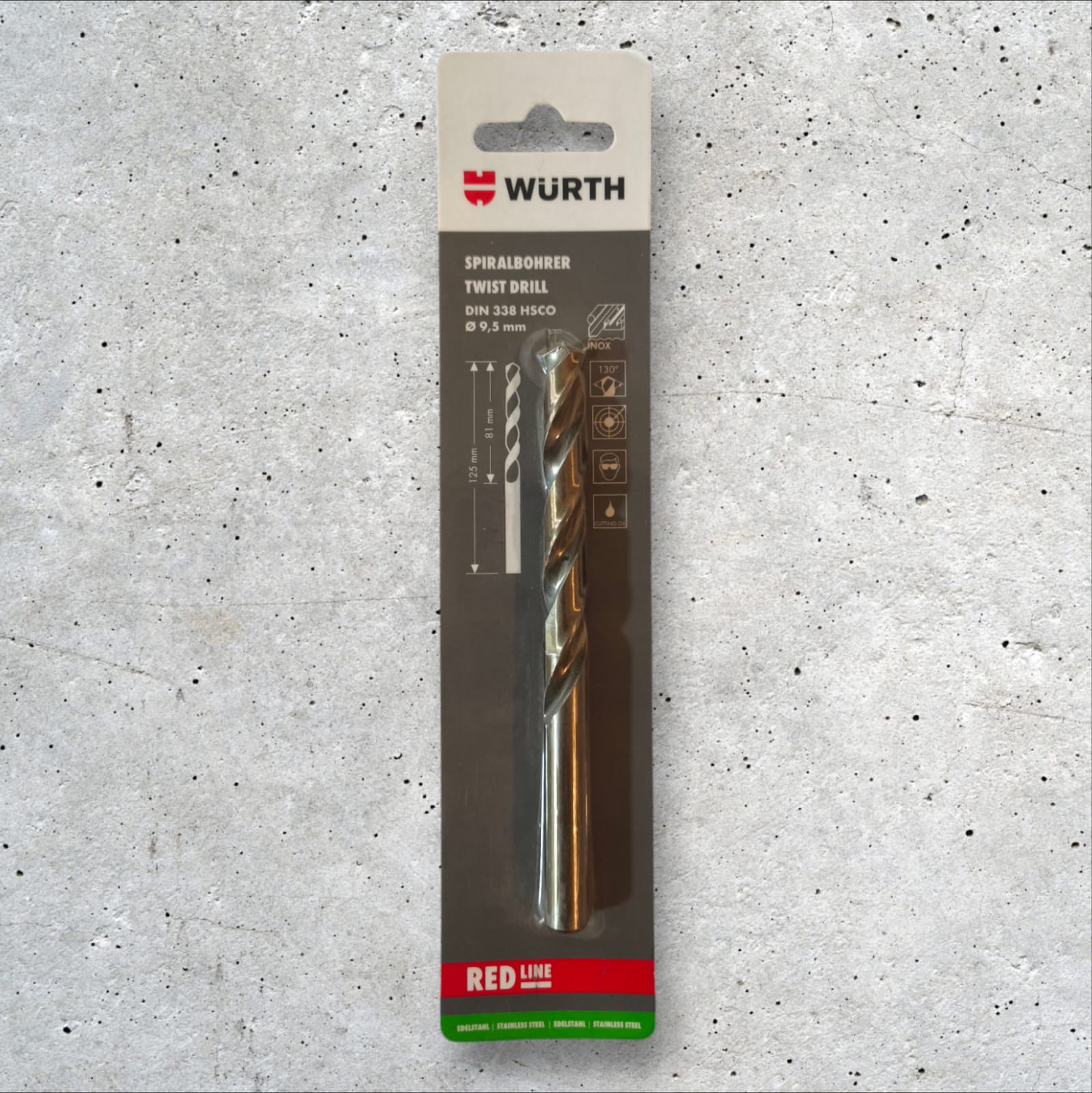 BROCA PARA ACERO INOX HSCO